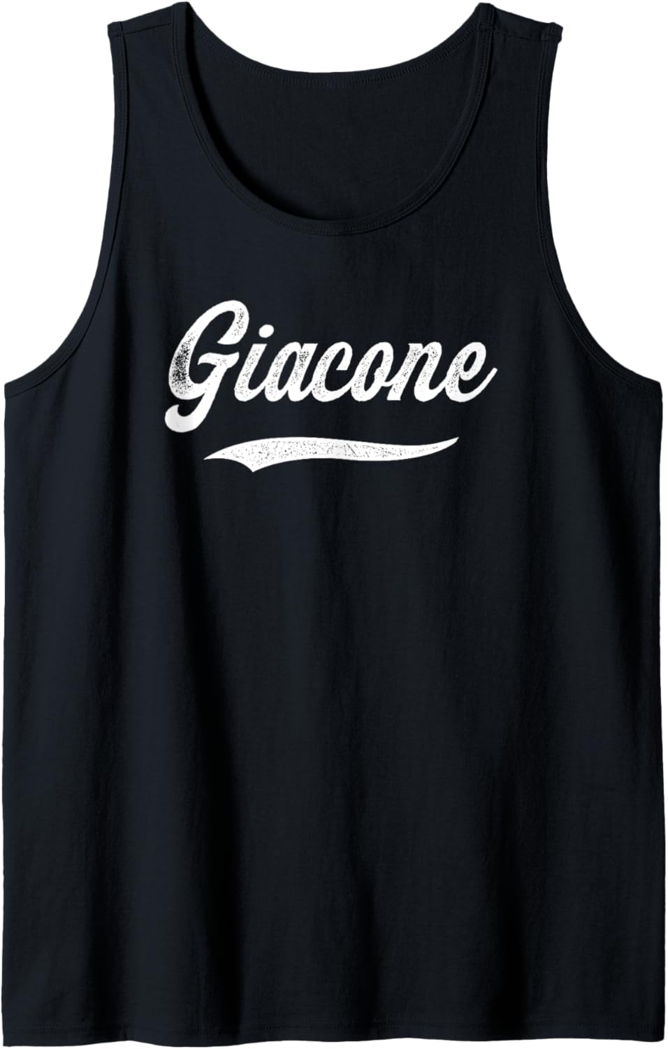 Distressed Script Michael Giacone Prospect Baseball Fan Gear Tank Top Tank Top | US Best Seller