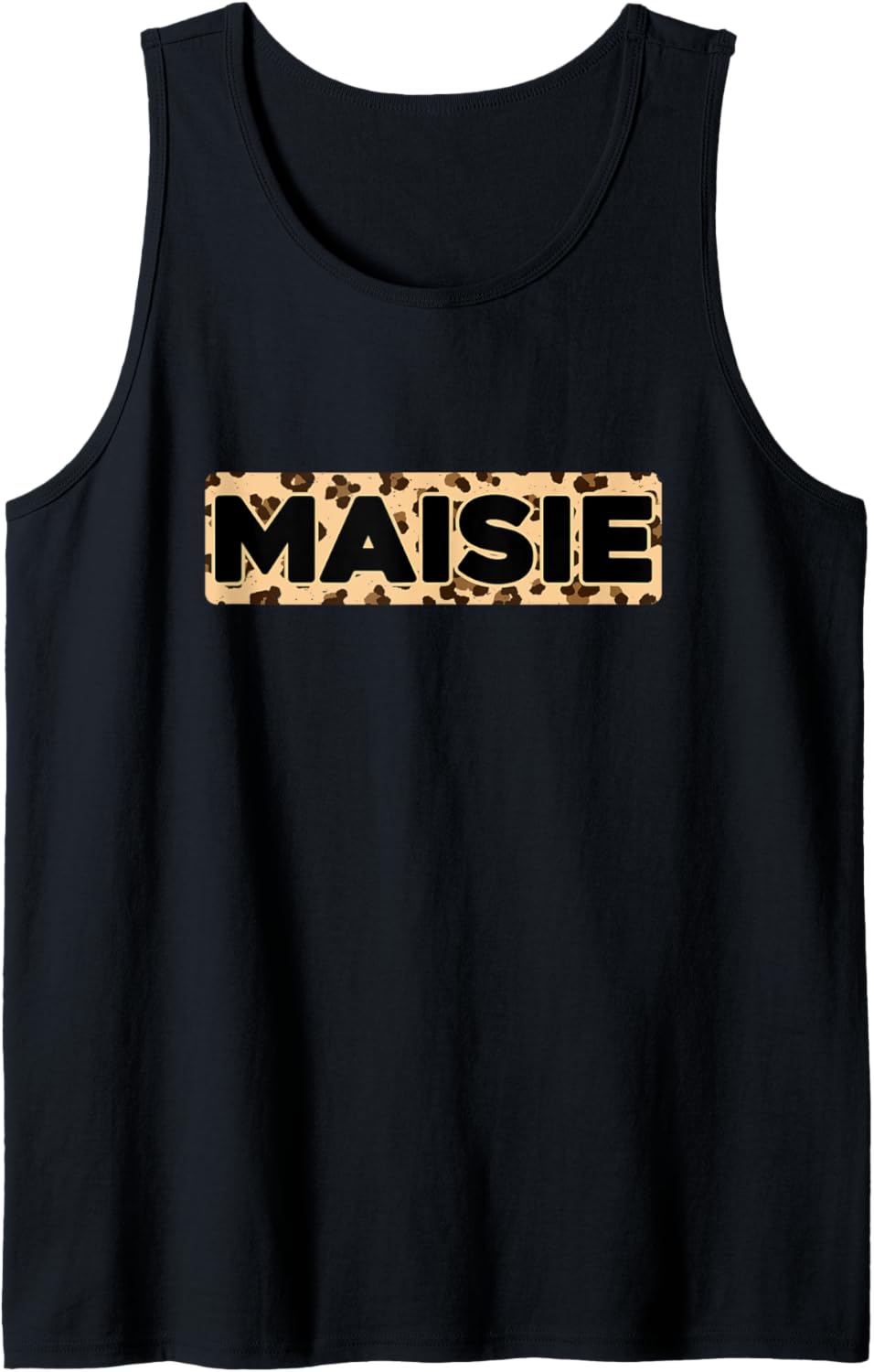 Funny Maisie Leopard Print Personalized Name Maisie Tank Top Tank Top Premium Print Gift Ready