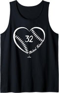 Baseball Heart Number Michael Fulmer MLBPA Tank Top Tank Top | Perfect Gift Idea