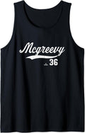 Distressed Swoosh Michael McGreevy St Louis Baseball MLBPA Tank Top Tank Top | Everyday Casual Wear