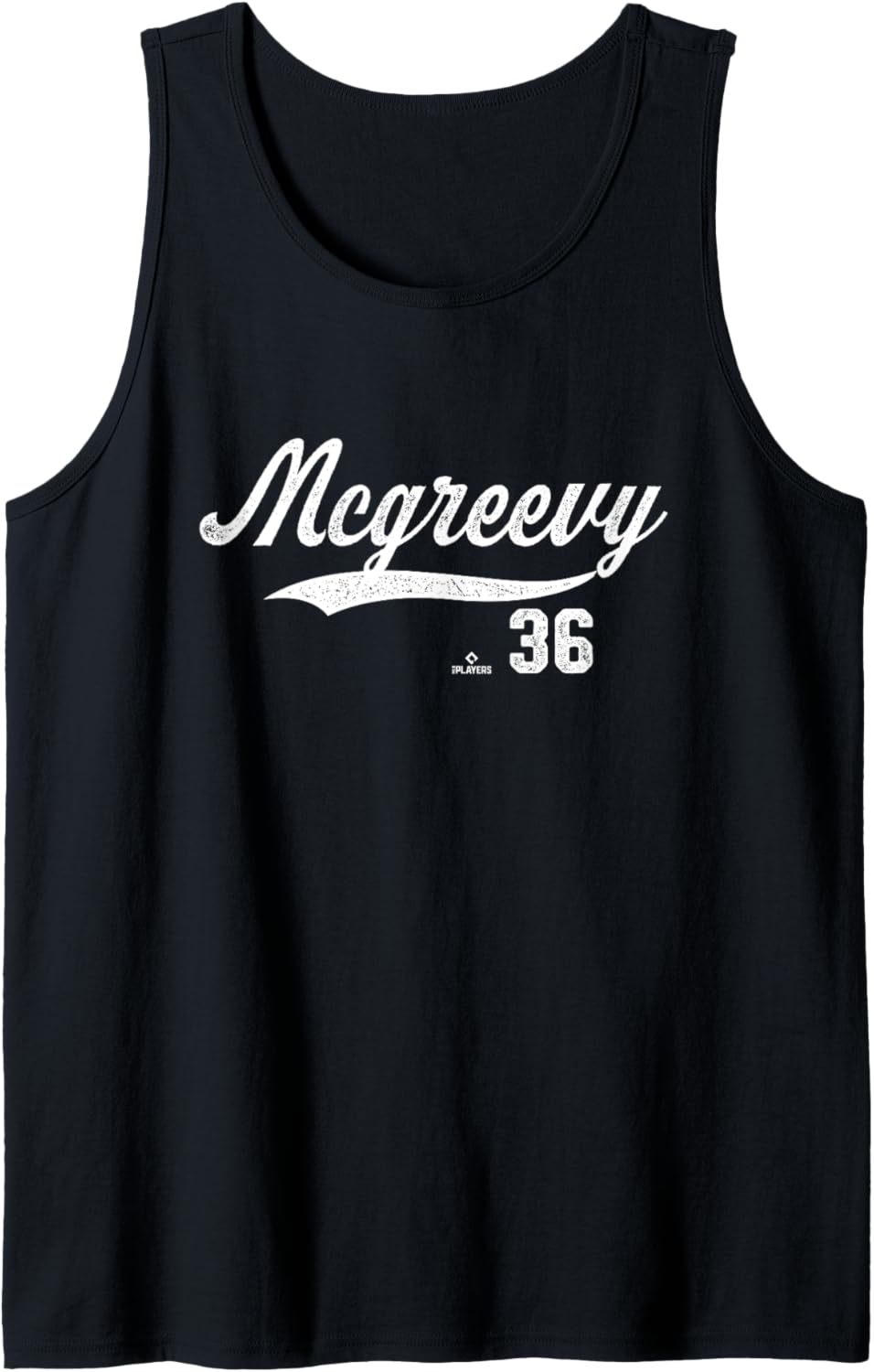 Distressed Swoosh Michael McGreevy St Louis Baseball MLBPA Tank Top Tank Top | Everyday Casual Wear