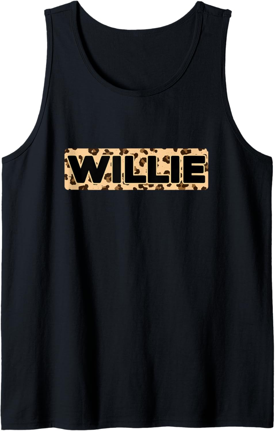 Funny Willie Leopard Print Personalized Name Willie Tank Top Tank Top Premium Print Hot Right Now