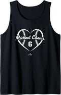 Baseball Heart Number Michael Chavis Washington MLBPA Tank Top Tank Top | Perfect Gift Idea