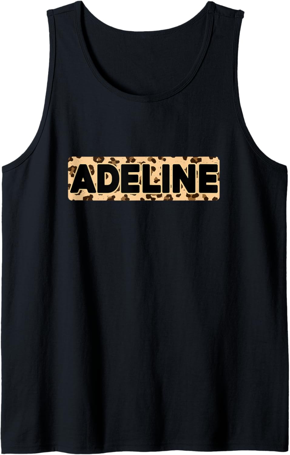 Funny Adeline Leopard Print Personalized Name Adeline Tank Top Tank Top High Search Demand Gift Ready