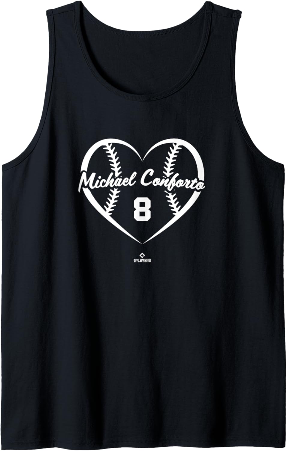Baseball Heart Number Michael Conforto San Francisco MLBPA Tank Top Tank Top | Trending 2025