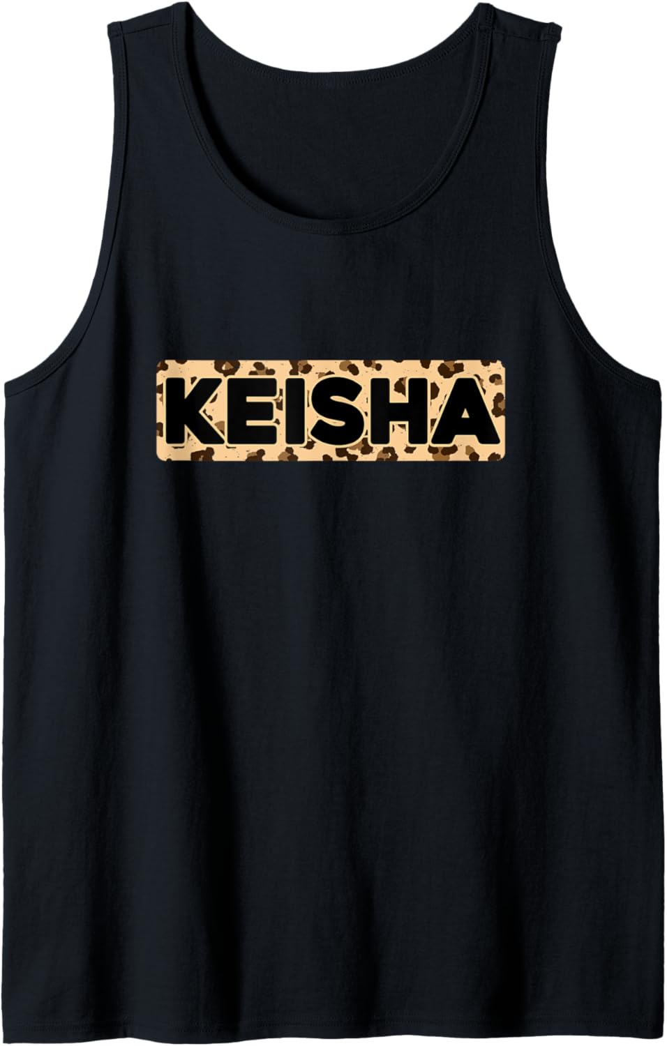 Funny Keisha Leopard Print Personalized Name Keisha Tank Top Tank Top Trending US Best Seller Look