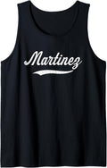 Distressed Script Michael Martinez Prospect Baseball Fan Tank Top Tank Top | Viral Streetwear Style
