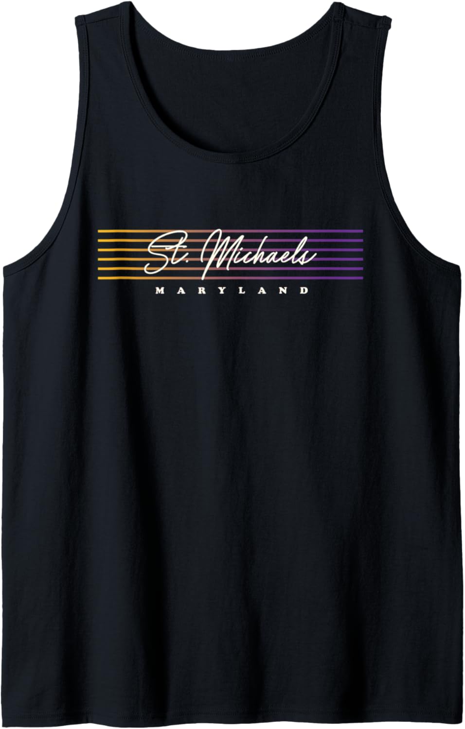 St. Michaels Shirt Nostalgic Retro Style Maryland Tank Top Tank Top | Viral Streetwear Style