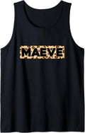 Funny Maeve Leopard Print Personalized Name Maeve Tank Top Tank Top High Search Demand Hot Right Now