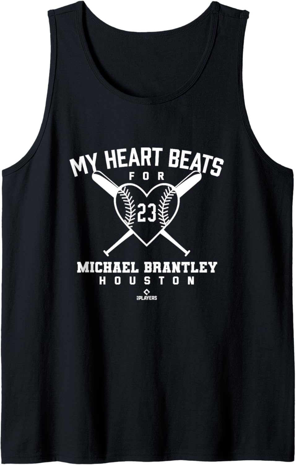 My Heart Beats for Michael Brantley Valentines Baseball Tank Top Tank Top | Premium Quality