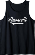 Distressed Script Michael Limoncelli Prospect Baseball Fan Tank Top Tank Top | Perfect Gift Idea