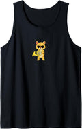 Funny Cheetah Wearing Sunglasses Playing French Horn Tank Top Tank Top Comfort Fit Gift Ready