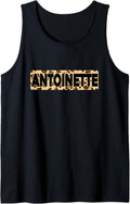 Funny Antoinette Leopard Print Personalized Name Antoinette Tank Top Tank Top Premium Print Best Seller Look