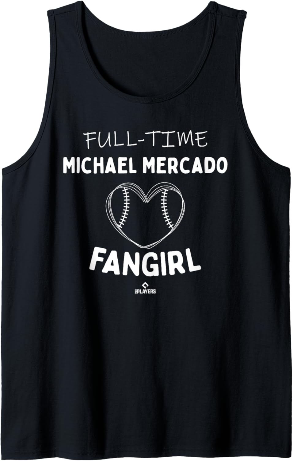Full-time Fangirl Michael Mercado Prospect Baseball Fan Gear Tank Top Tank Top | Viral Streetwear Style