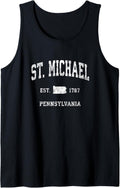 St. Michael Pennsylvania PA Vintage Athletic Sports Design Tank Top Tank Top | Trending 2025