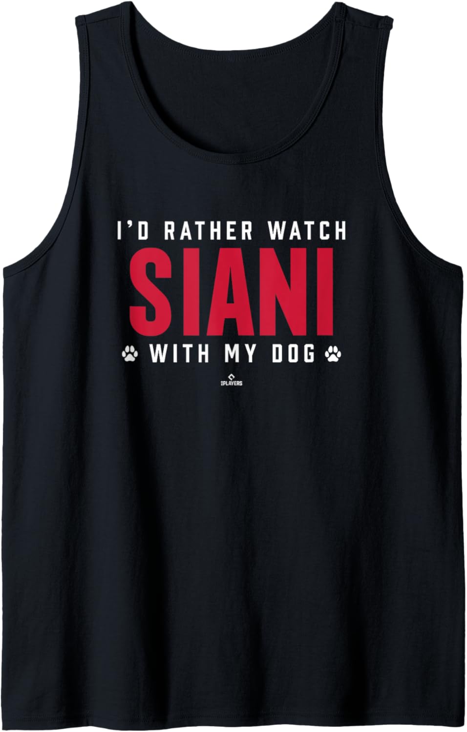 With My Dog Michael Siani St Louis Baseball MLBPA Tank Top Tank Top | US Best Seller