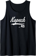 Distressed Swoosh Michael Kopech Los Angeles Baseball MLBPA Tank Top Tank Top | Everyday Casual Wear