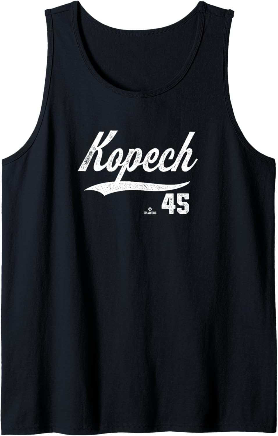 Distressed Swoosh Michael Kopech Los Angeles Baseball MLBPA Tank Top Tank Top | Everyday Casual Wear