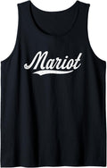Distressed Script Michael Mariot Prospect Baseball Fan Gear Tank Top Tank Top | US Best Seller