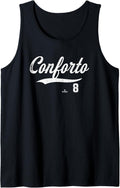 Distressed Swoosh Michael Conforto San Francisco Baseball Tank Top Tank Top | Perfect Gift Idea