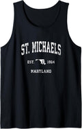 St. Michaels Maryland MD Vintage Athletic Sports Design Tank Top Tank Top | Trending 2025