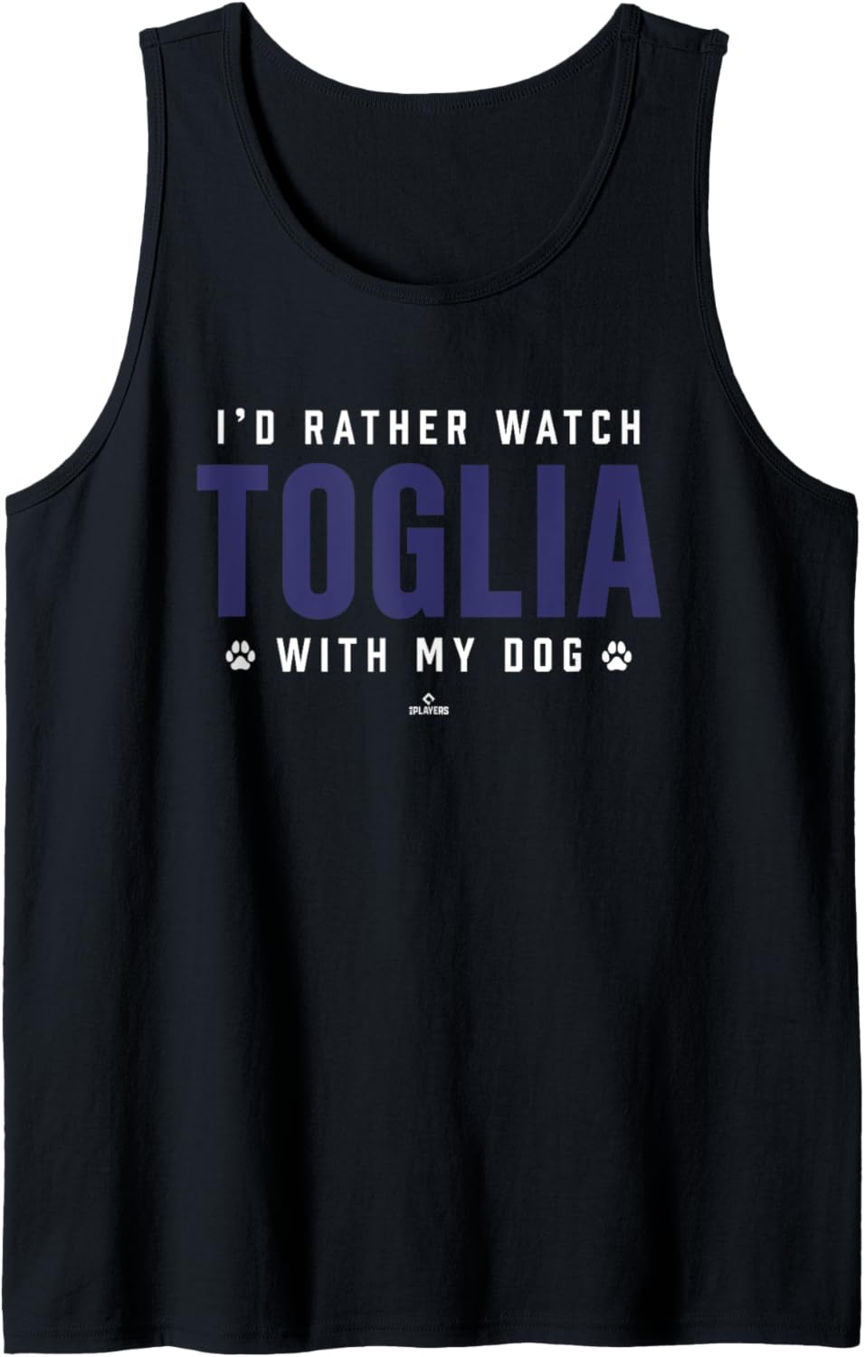 With My Dog Michael Toglia Colorado Baseball MLBPA Tank Top Tank Top | Viral Streetwear Style