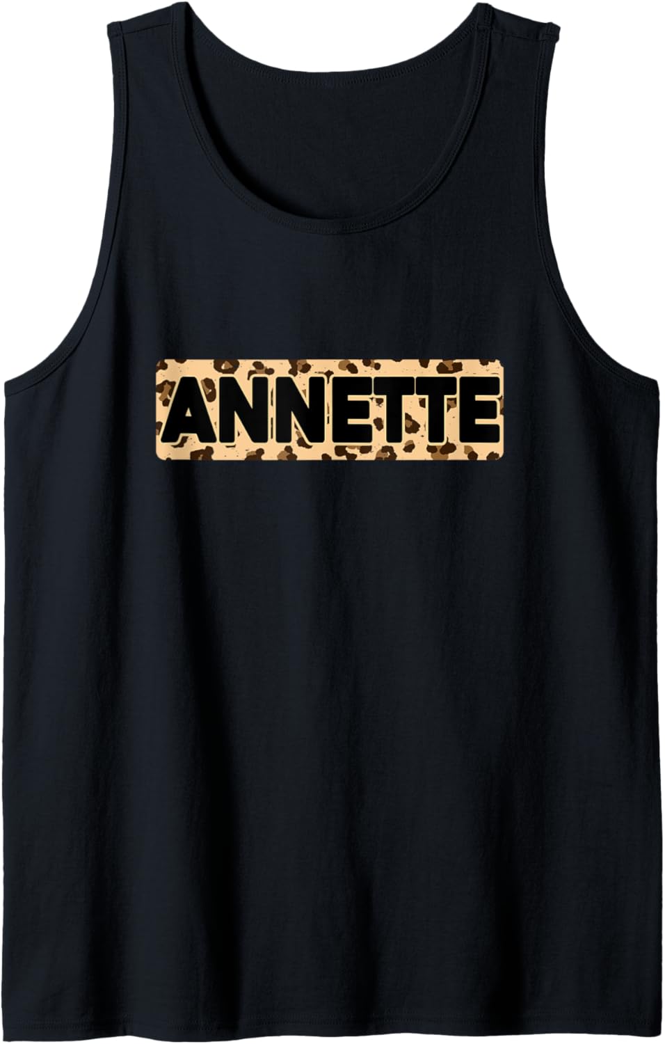 Funny Annette Leopard Print Personalized Name Annette Tank Top Tank Top Premium Print Best Seller Look