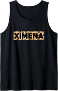 Funny Ximena Leopard Print Personalized Name Ximena Tank Top Tank Top Comfort Fit Best Seller Look