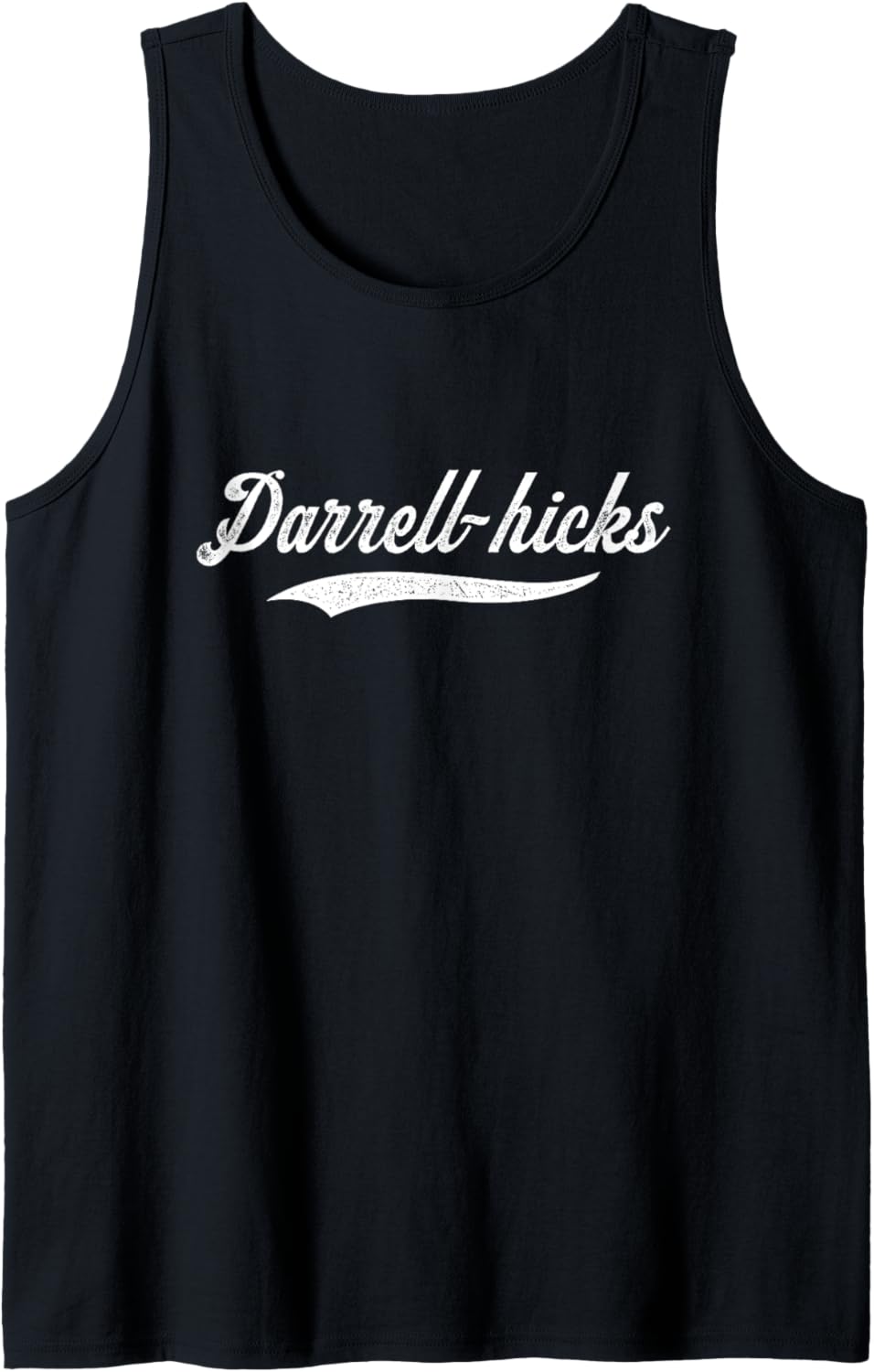 Distressed Script Michael Darrell-Hicks Prospect Baseball Tank Top Tank Top | US Best Seller