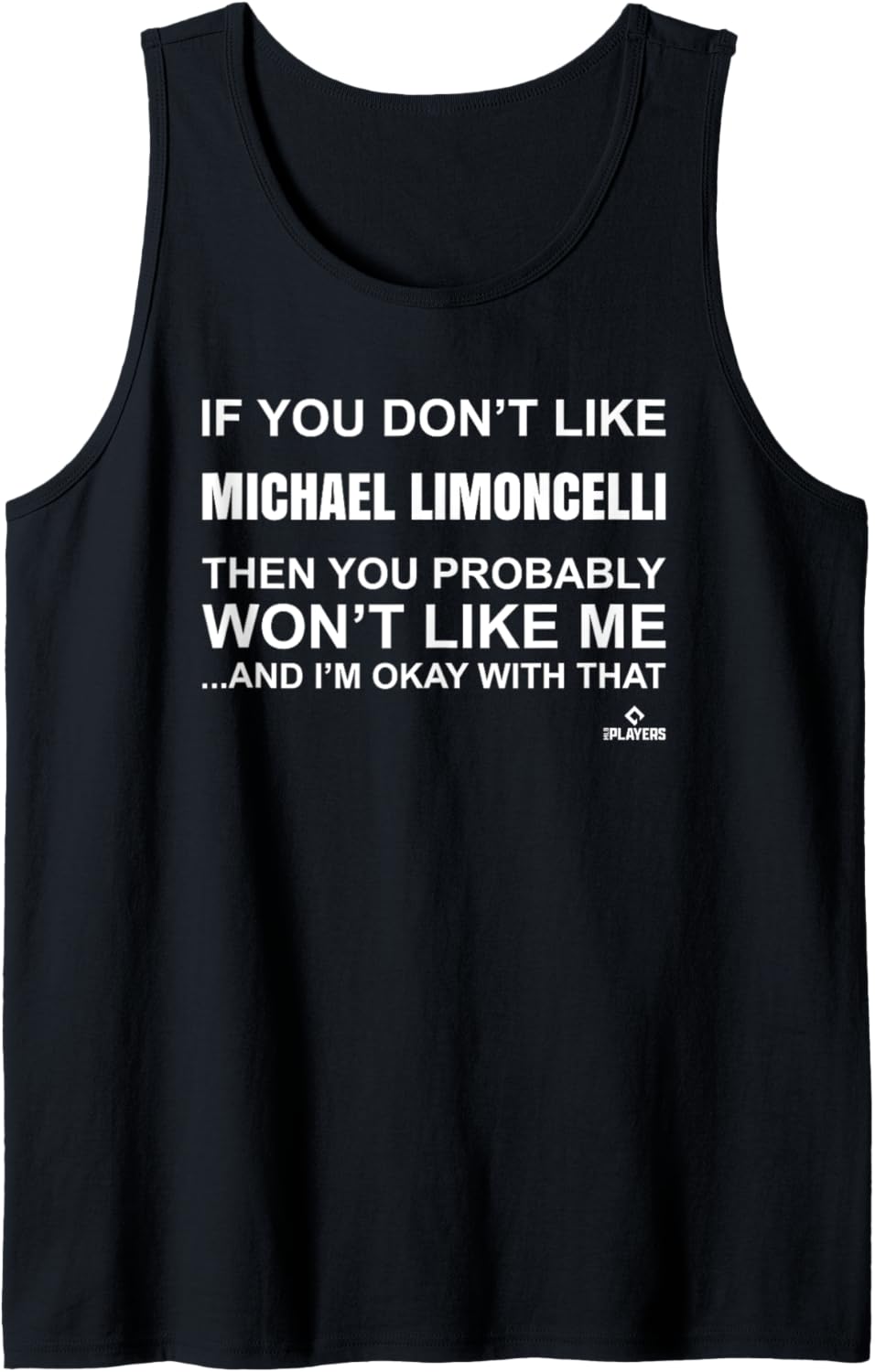 Michael Limoncelli Prospect Baseball Fan Gear Tank Top Tank Top | Perfect Gift Idea