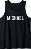 Mens Birthday American Flag Michael American Tank Top Tank Top | Premium Quality
