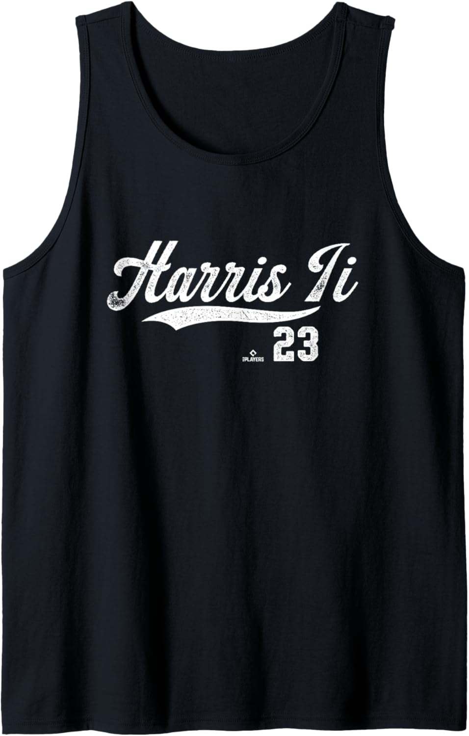 Distressed Swoosh Michael Harris II Atlanta Baseball MLBPA Tank Top Tank Top | Trending 2025