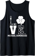 St Patrick's Day Love Floral Michael Dominguez Prospect Tank Top Tank Top | Viral Streetwear Style