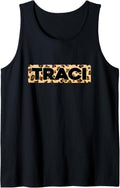 Funny Traci Leopard Print Personalized Name Traci Tank Top Tank Top Premium Print Everyday Wear