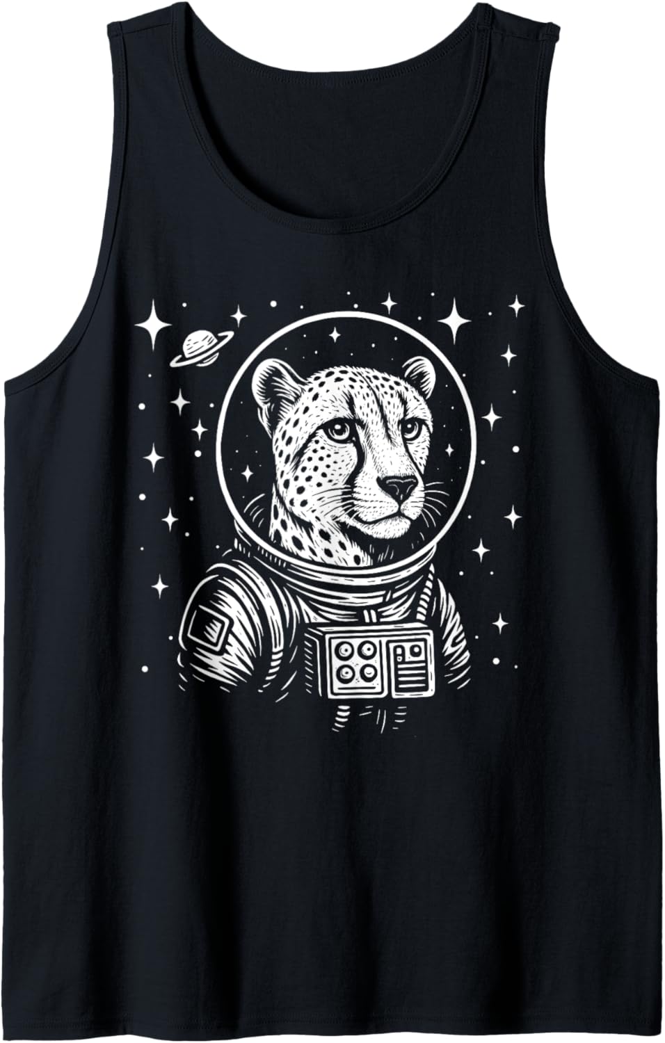 Astronaut Cheetah Space Galaxy Safari Animal Tank Top Tank Top Viral TikTok Find US Top Pick