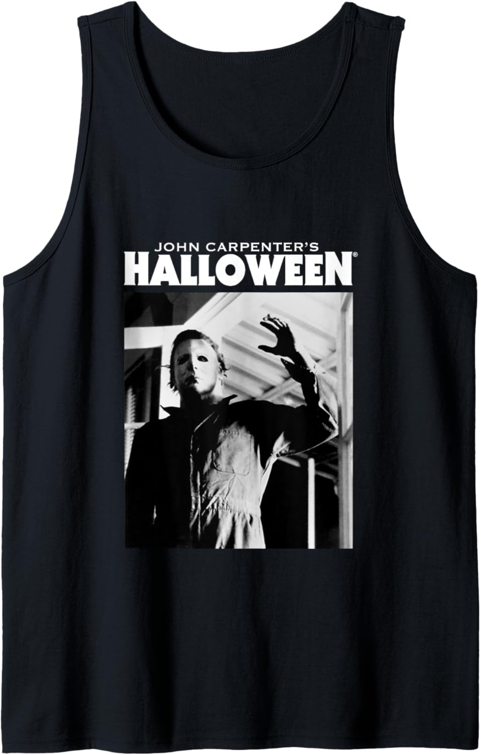 Halloween Michael Myers Enters Home Tank Top Tank Top | Trending 2025