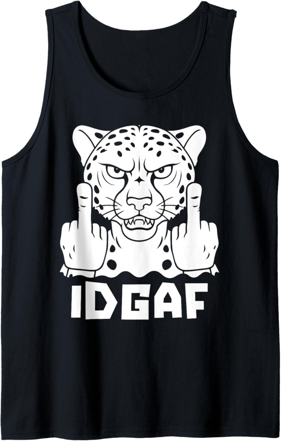 Cheetah Big Cat African Idgaf Tank Top Tank Top Trending US US Top Pick