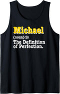 Michael Gifts Name Personalized Birthday Funny Christmas Tank Top Tank Top | Viral Streetwear Style