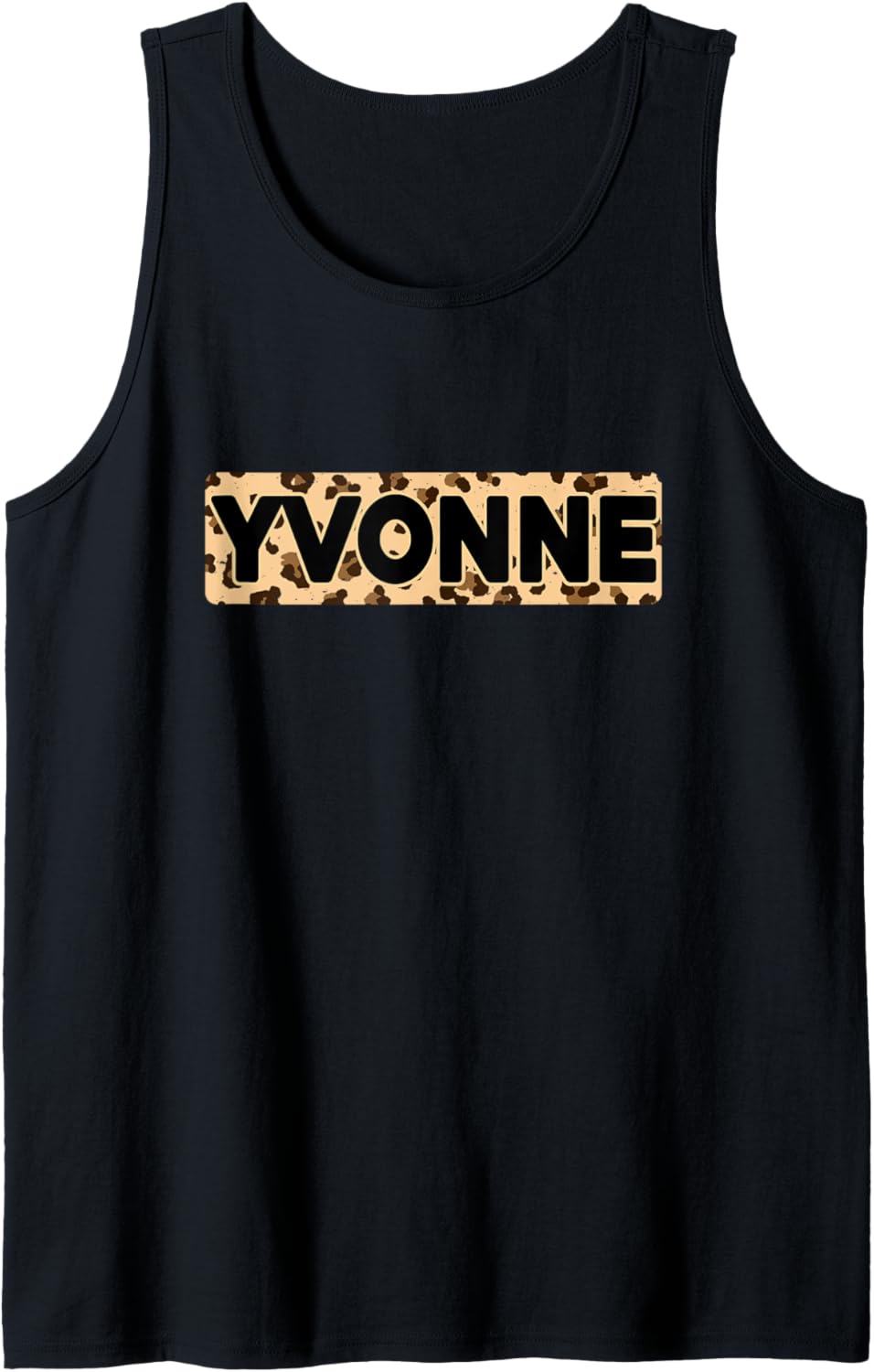 Funny Yvonne Leopard Print Personalized Name Yvonne Tank Top Tank Top Premium Print Fan Favorite