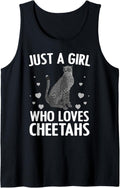 Cute Cheetah Design For Women Girls Cat Animal Cheetah Lover Tank Top Tank Top Viral TikTok Find US Top Pick