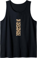 Cheetah Print Letter i Initial Letter i Leopard Tank Top Tank Top Viral TikTok Find Gift Ready