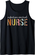 Infection Control Nurse Life Leopard Print RN Registered Tank Top Tank Top Comfort Fit Best Seller Look