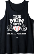 This Mom Loves Michael Petersen Prospect Baseball Fan Gear Tank Top Tank Top | Trending 2025