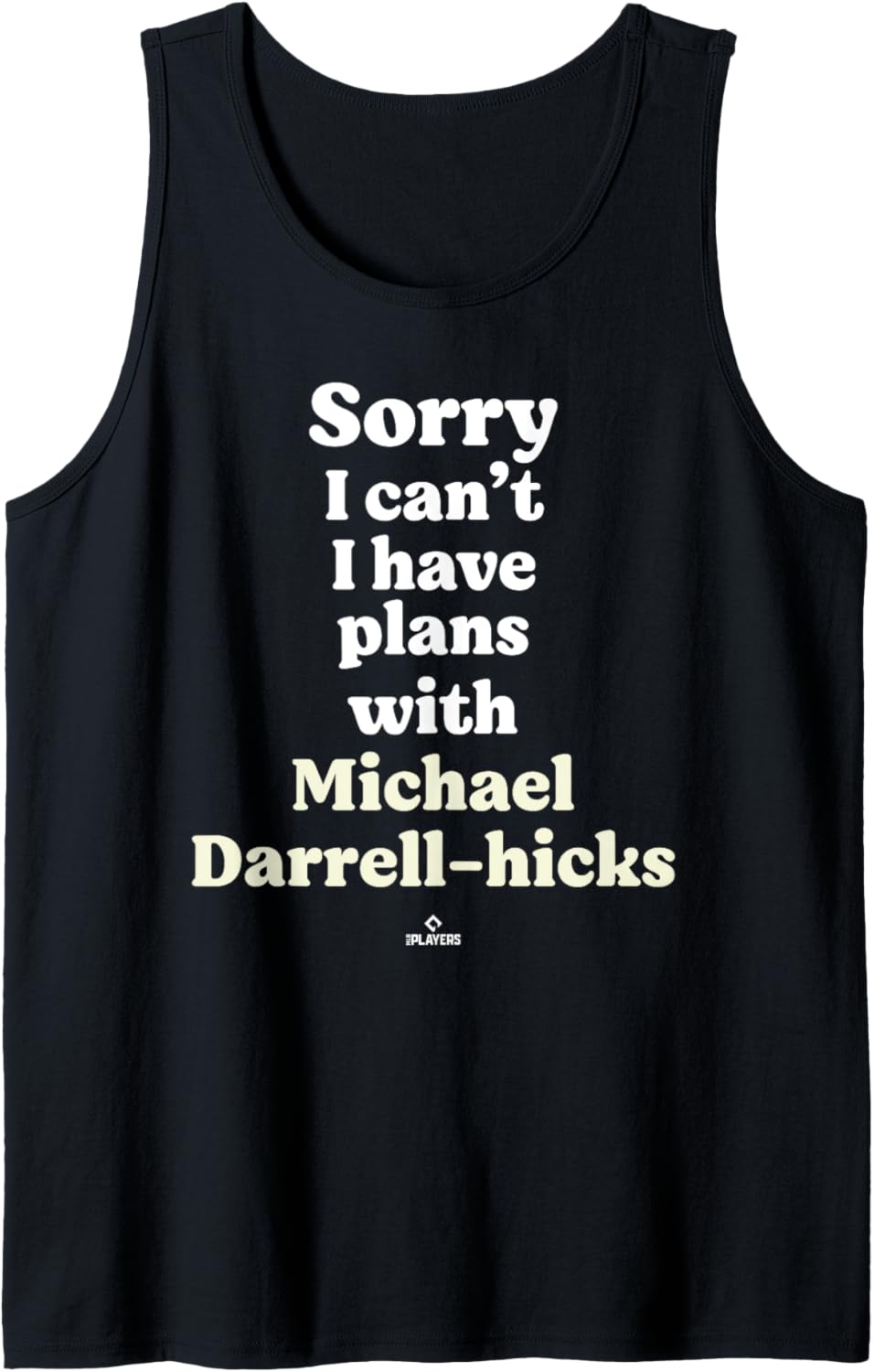 Michael Darrell-Hicks Prospect Baseball Fan Gear Tank Top Tank Top | Everyday Casual Wear