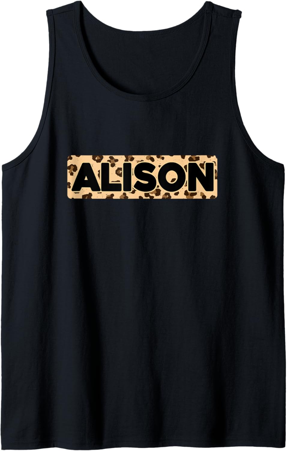 Funny Alison Leopard Print Personalized Name Alison Tank Top Tank Top Trending US Everyday Wear