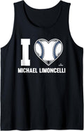 I Heart Michael Limoncelli Prospect Baseball Fan Gear Tank Top Tank Top | Everyday Casual Wear