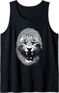 Jaguar Fingerprint Vintage Cheetah Lover Tank Top Tank Top High Search Demand US Top Pick