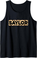 Funny Saylor Leopard Print Personalized Name Saylor Tank Top Tank Top Trending US Fan Favorite