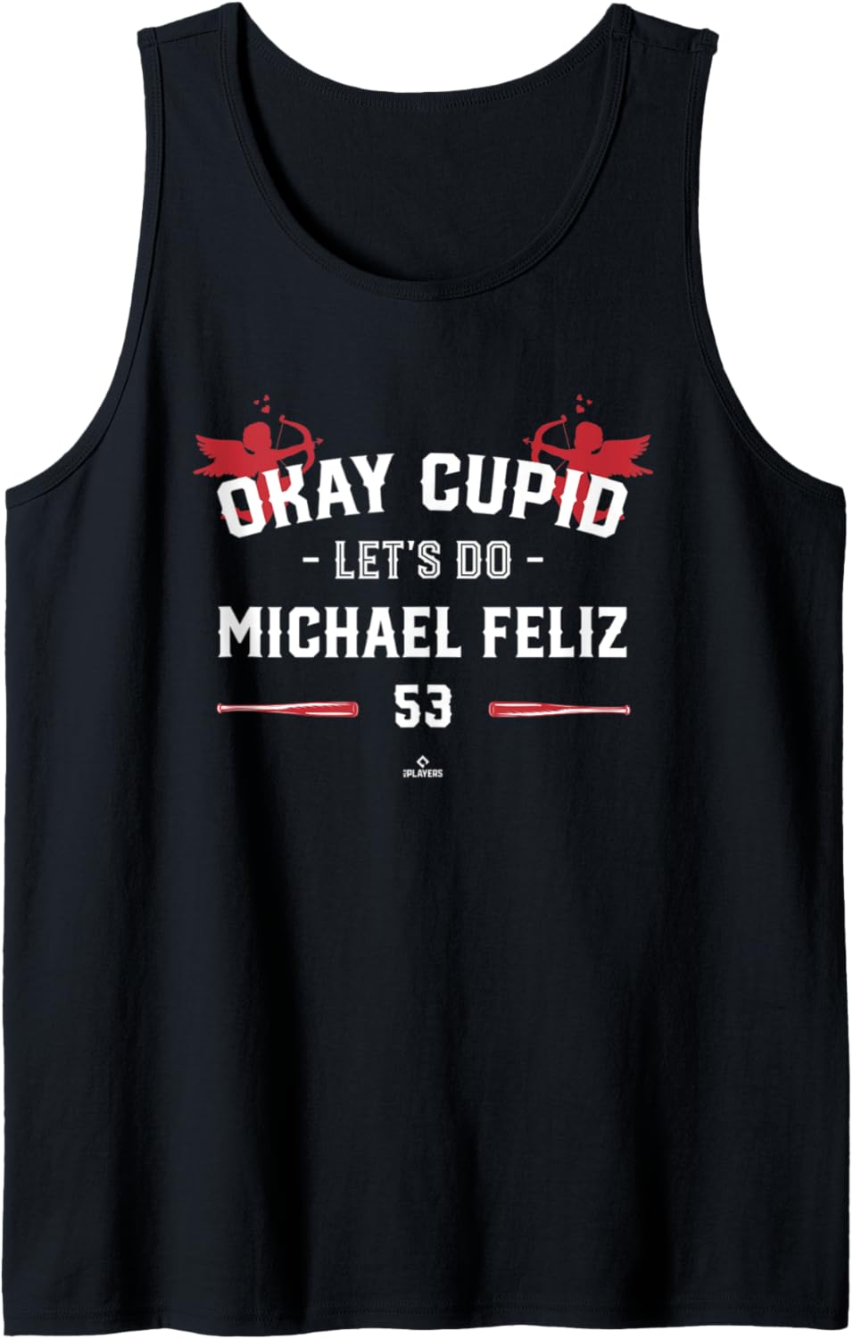 Cupid Let's Do Michael Feliz Valentines Day Baseball Tank Top Tank Top | Perfect Gift Idea