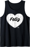 Distressed Heart Michael Feliz Prospect Baseball Fan Gear Tank Top Tank Top | Viral Streetwear Style